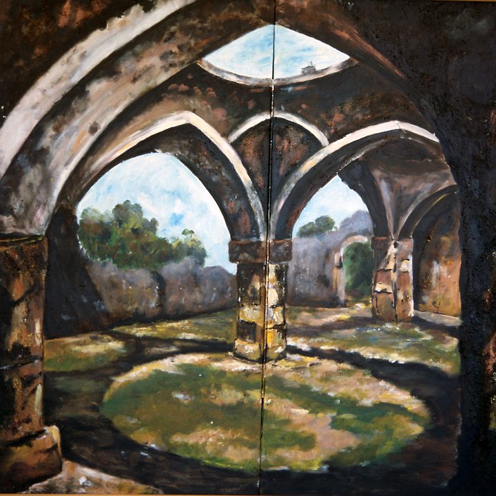 Interior of the Great Mosque at Kilwa